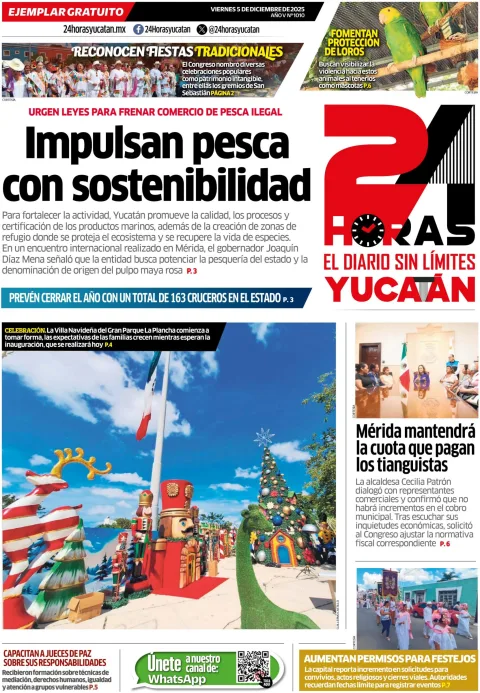 Portada de 24 Horas Yucatan