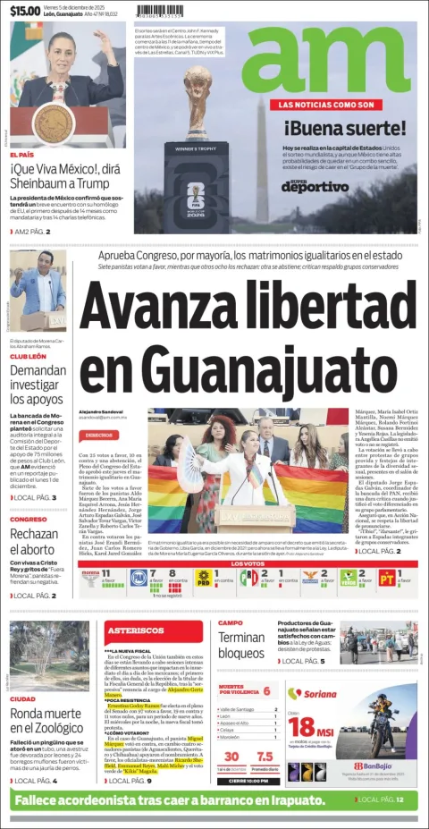 Portada de Am Corredor Industrial del viernes, 5 de diciembre de 2025
