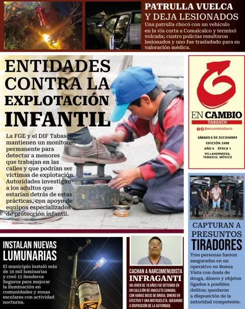Portada de En Cambio - Tabasco (contraportada)