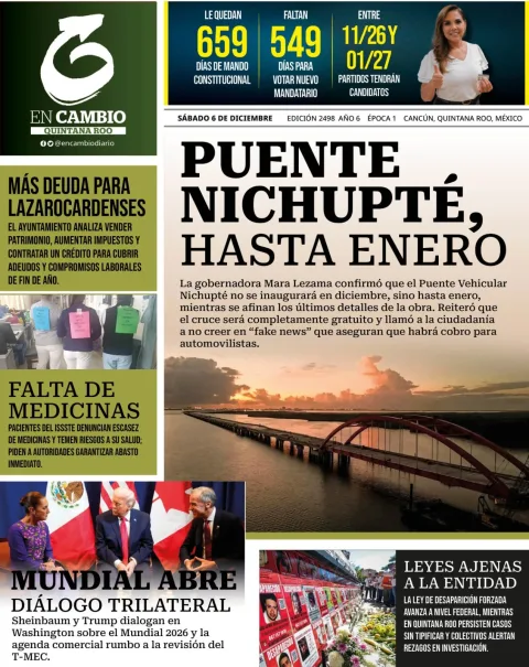 Portada de En Cambio - Quintana Roo (portada)