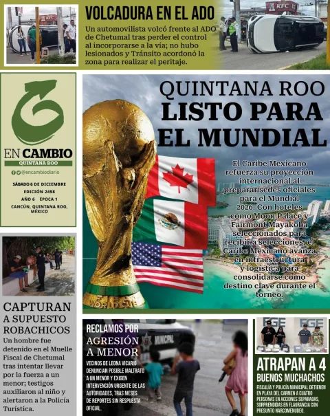 Portada de En Cambio - Quintana Roo (contraportada)