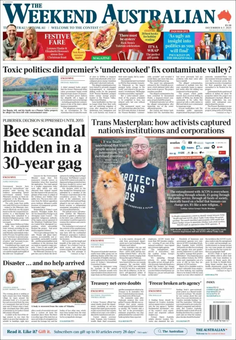 Portada de The Australian