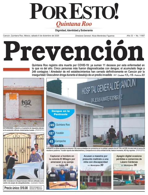 Portada de Por Esto (quintana Roo Cancun)