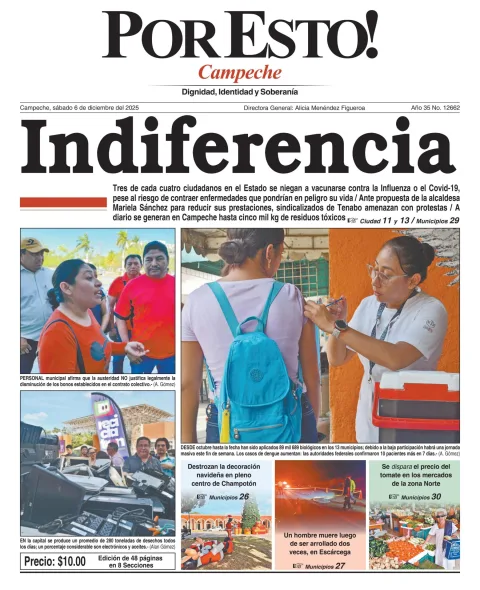 Portada de Por Esto (campeche)