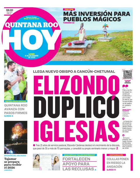 Portada de Quintana Roo Hoy (portada)