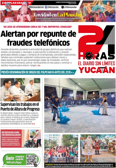 Portada de 24 Horas Yucatan