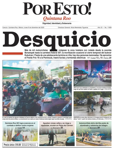 Portada de Por Esto (quintana Roo Cancun)