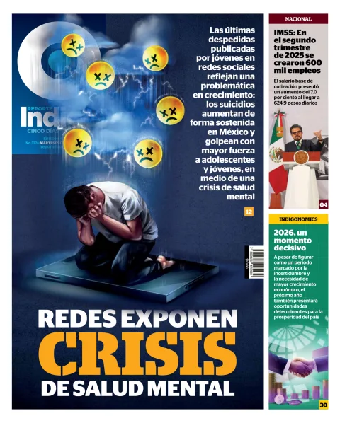 Portada de Reporte Indigo Nacional del martes, 9 de diciembre de 2025