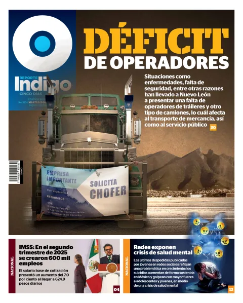 Portada de Reporte Indigo Monterrey del martes, 9 de diciembre de 2025