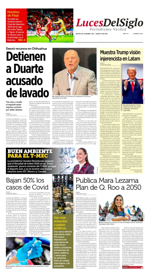 Portada de Luces del Siglo