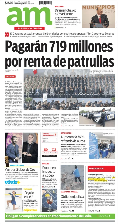 Portada de Am Corredor Industrial del martes, 9 de diciembre de 2025