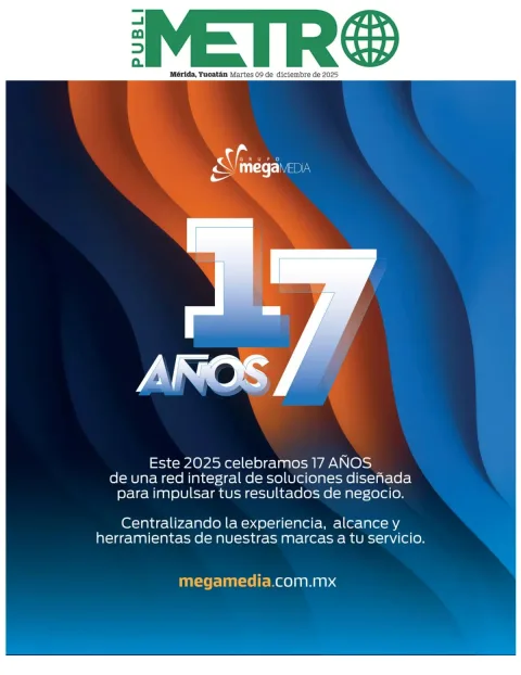 Portada de Publimetro Merida del martes, 9 de diciembre de 2025