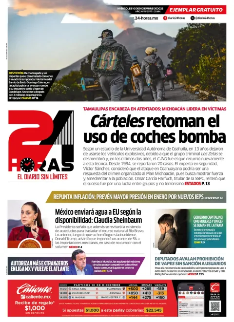 Portada de 24 Horas