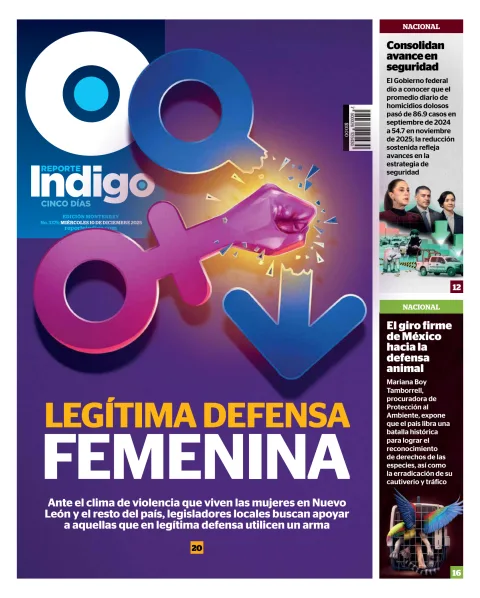 Portada de Reporte Indigo Monterrey del miércoles, 10 de diciembre de 2025