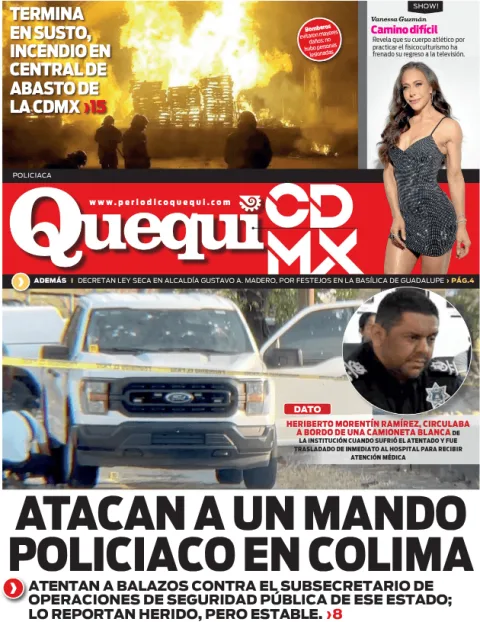 Portada de Quequi CDMX (contraportada) del miércoles, 10 de diciembre de 2025