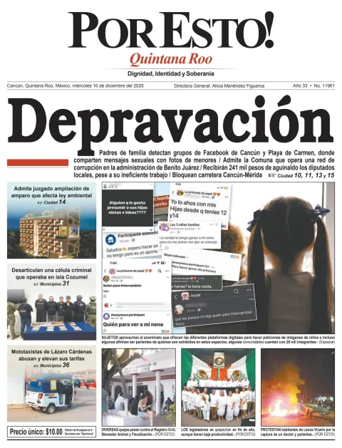 Portada de Por Esto (quintana Roo Cancun)