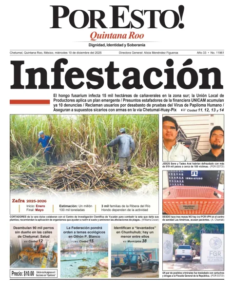 Portada de Por Esto (quintana Roo Chetumal)
