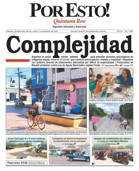 Portada de Por Esto (quintana Roo Chetumal)