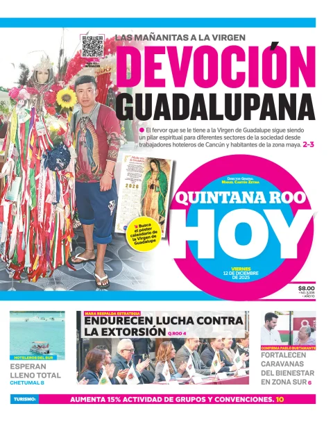 Portada de Quintana Roo Hoy (portada)