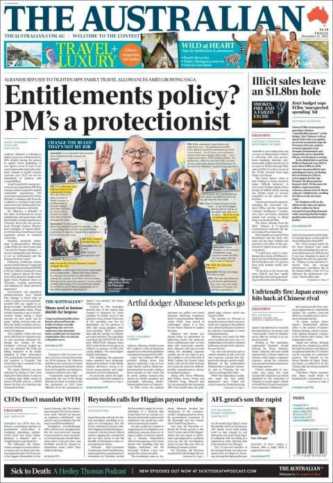 Portada de The Australian