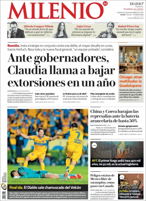 Portada de Milenio