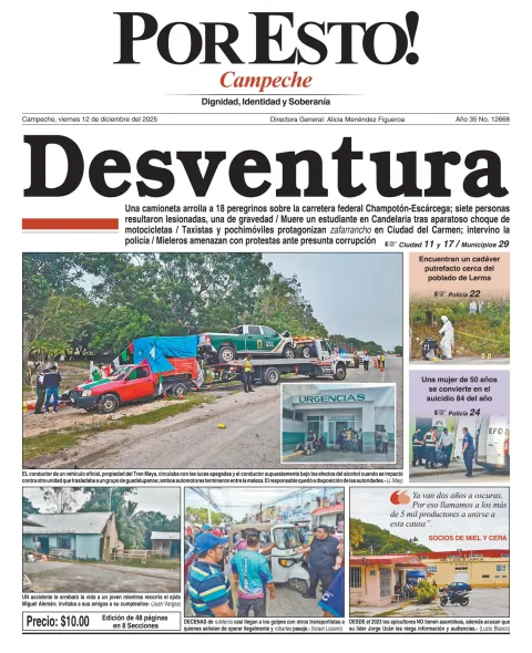 Portada de Por Esto (campeche)