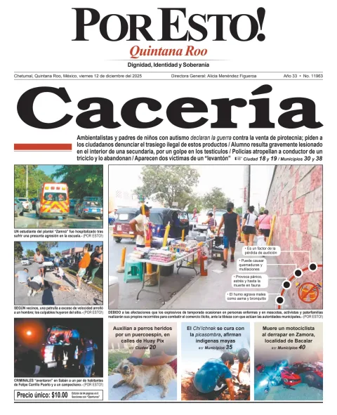 Portada de Por Esto (quintana Roo Chetumal)