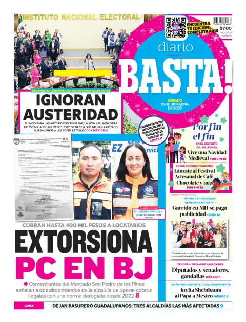 Portada de Basta! (portada)
