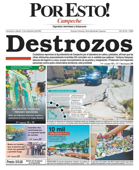 Portada de Por Esto (campeche)