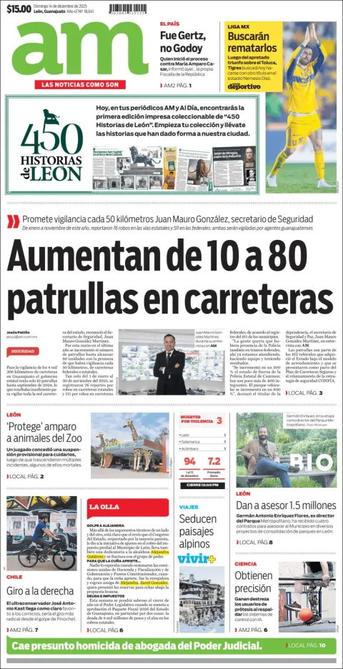 Portada de Am Corredor Industrial del domingo, 14 de diciembre de 2025