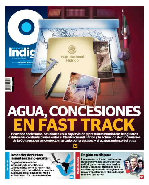Portada de Reporte Indigo Nacional del martes, 16 de diciembre de 2025