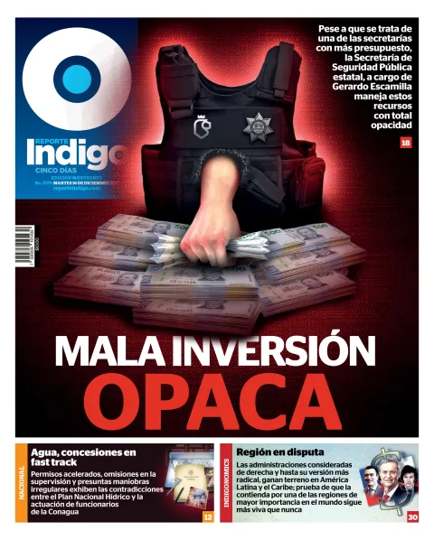Portada de Reporte Indigo Monterrey del martes, 16 de diciembre de 2025