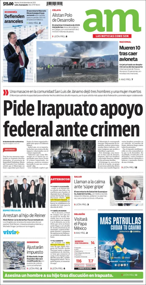 Portada de Am Corredor Industrial del martes, 16 de diciembre de 2025