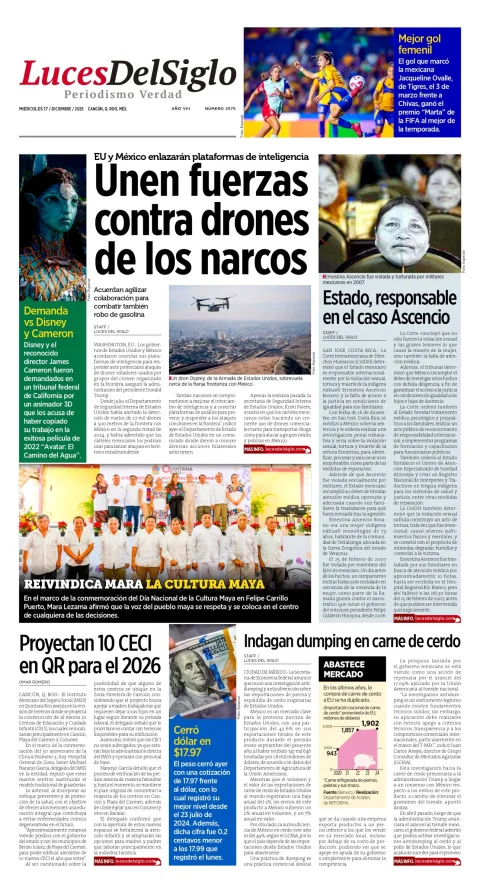 Portada de Luces del Siglo