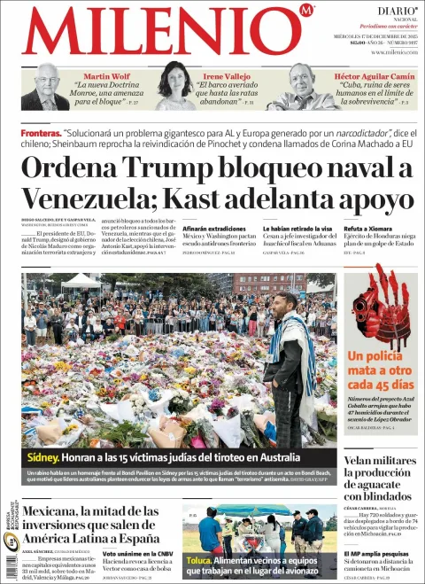 Portada de Milenio