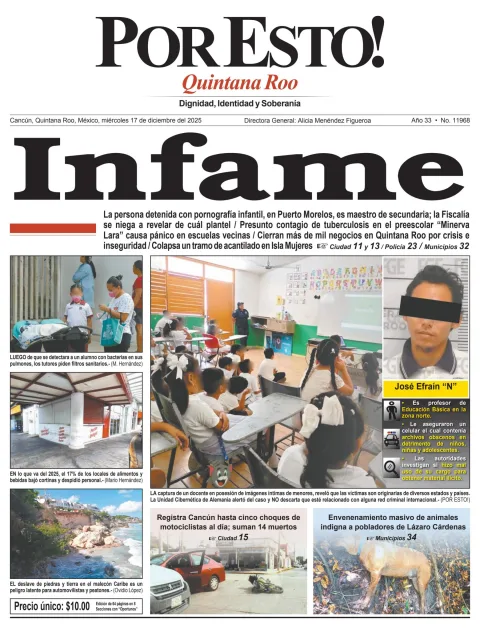 Portada de Por Esto (quintana Roo Cancun)