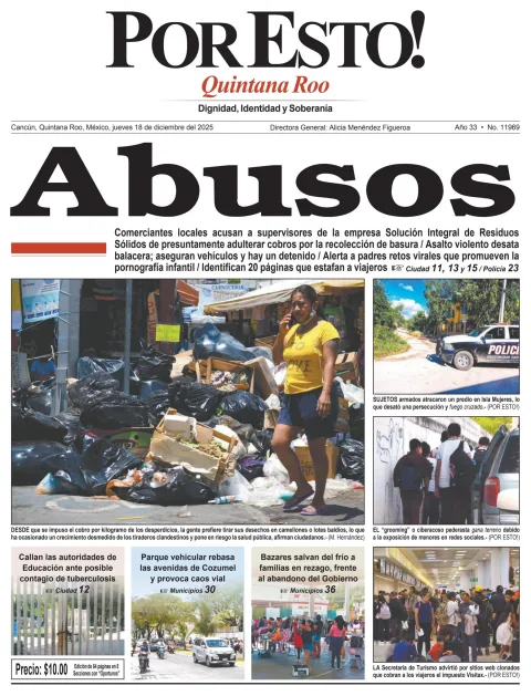 Portada de Por Esto (quintana Roo Cancun)