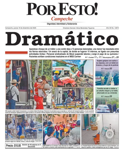 Portada de Por Esto (campeche)