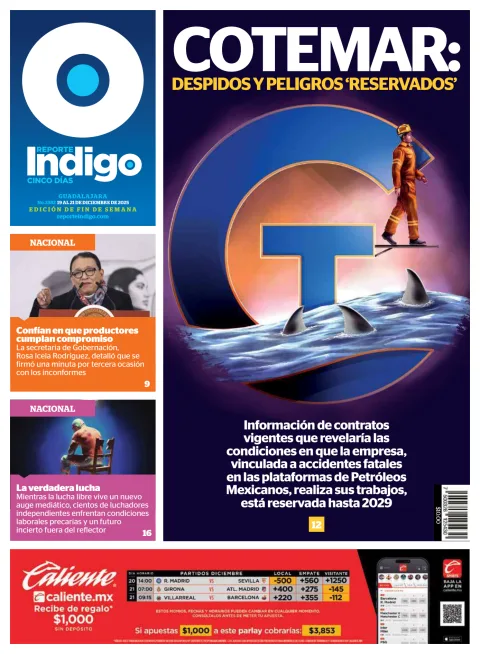 Portada de Reporte Indigo Guadalajara del viernes, 19 de diciembre de 2025