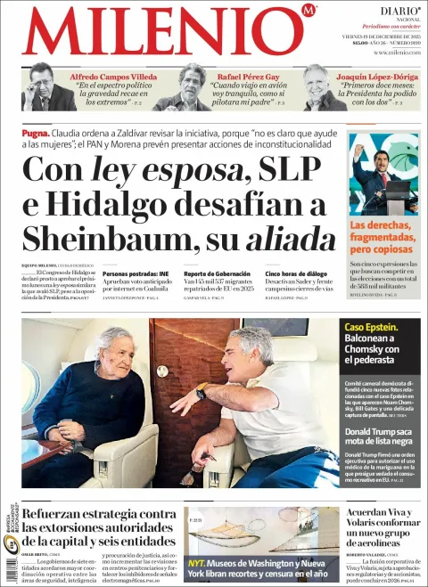 Portada de Milenio