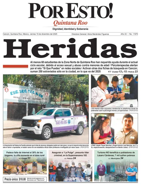 Portada de Por Esto (quintana Roo Cancun)
