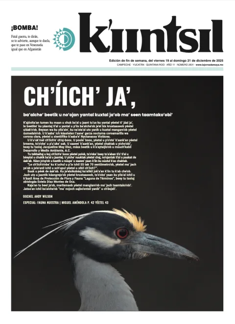 Portada de La Jornada - Kiintsil del viernes, 19 de diciembre de 2025