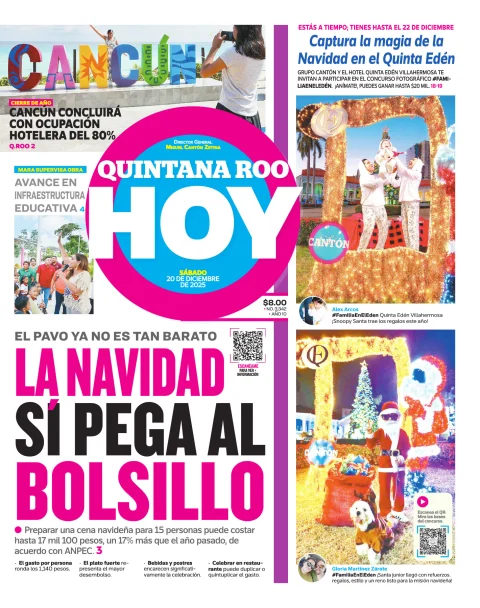 Portada de Quintana Roo Hoy (portada)