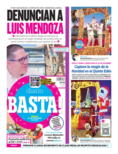 Portada de Basta! (portada)