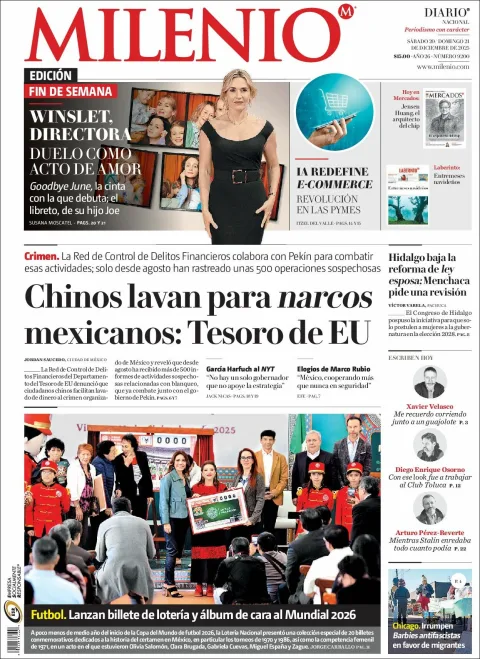 Portada de Milenio