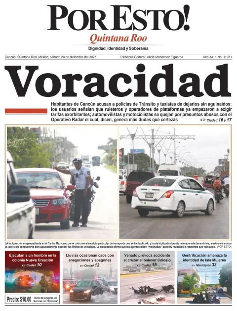Portada de Por Esto (quintana Roo Cancun)