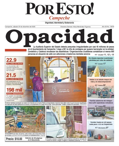 Portada de Por Esto (campeche)