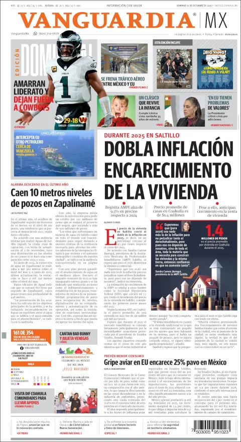 Portada de Vanguardia