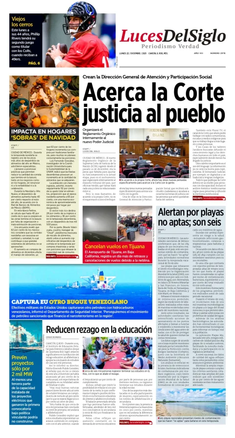 Portada de Luces del Siglo