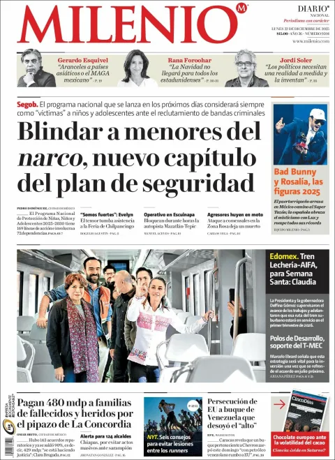 Portada de Milenio